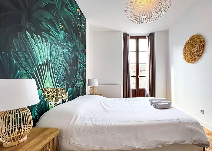 Hyper-centre De Grenoble, Ambiance Tropicale, Wifi Fibre Апартаменти Гренобль